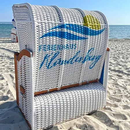 アパート Kluenderberg In Mit Kamin, Terrasse, Strandkorb *